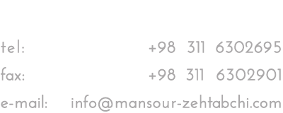 mansour zehtabchi contact